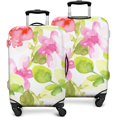 thumbnail image 2 of Stretch Luggage Cover M(22-24in)– Elastic Travel Suitcase Protector with Handle Openings & Bottom Closure, Washable Polyester Spandex Suitcases Cover, Floral Flowers Print, 2 of 5