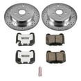 thumbnail image 3 of PowerStop Rear Z26 Street Warrior Carbon-Fiber Ceramic Brake Pad and Drilled and Slotted Rotor Kit Fits: SUBARU Select Models K5305-26, 3 of 9