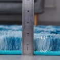 thumbnail image 2 of Shag Area Rug, 5x7 Ft dark Blue Upgrade Anti-Skid Durable Rectangular Cozy Rug, High Pile Soft Throw Rug for Nursery Room Living Room, 2 of 12