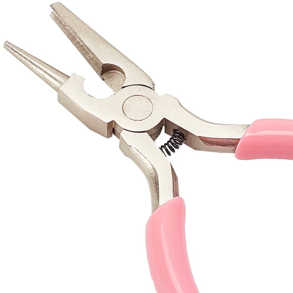 4.9 Inch Concave and Round Pliers Jewelry Wire Looping Tool Mini Precision Pliers Wire Bending Tools