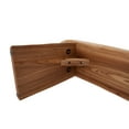 thumbnail image 4 of BALANBO Natural Edge Bench   Solid Rustic Bench   Unique Table, Bedroom, Dining room or Entryway Bench, Live Wood Bench Rustic Home Decor (47.5” Long), 4 of 6