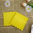 thumbnail image 1 of Granjero Gordo 50 servilletas plegables de doble capa de 4,92 x 4,92 pulgadas, servilletas desechables, adecuadas para cenas, fiestas y recepciones conmemorativas (amarillo), 1 of 5