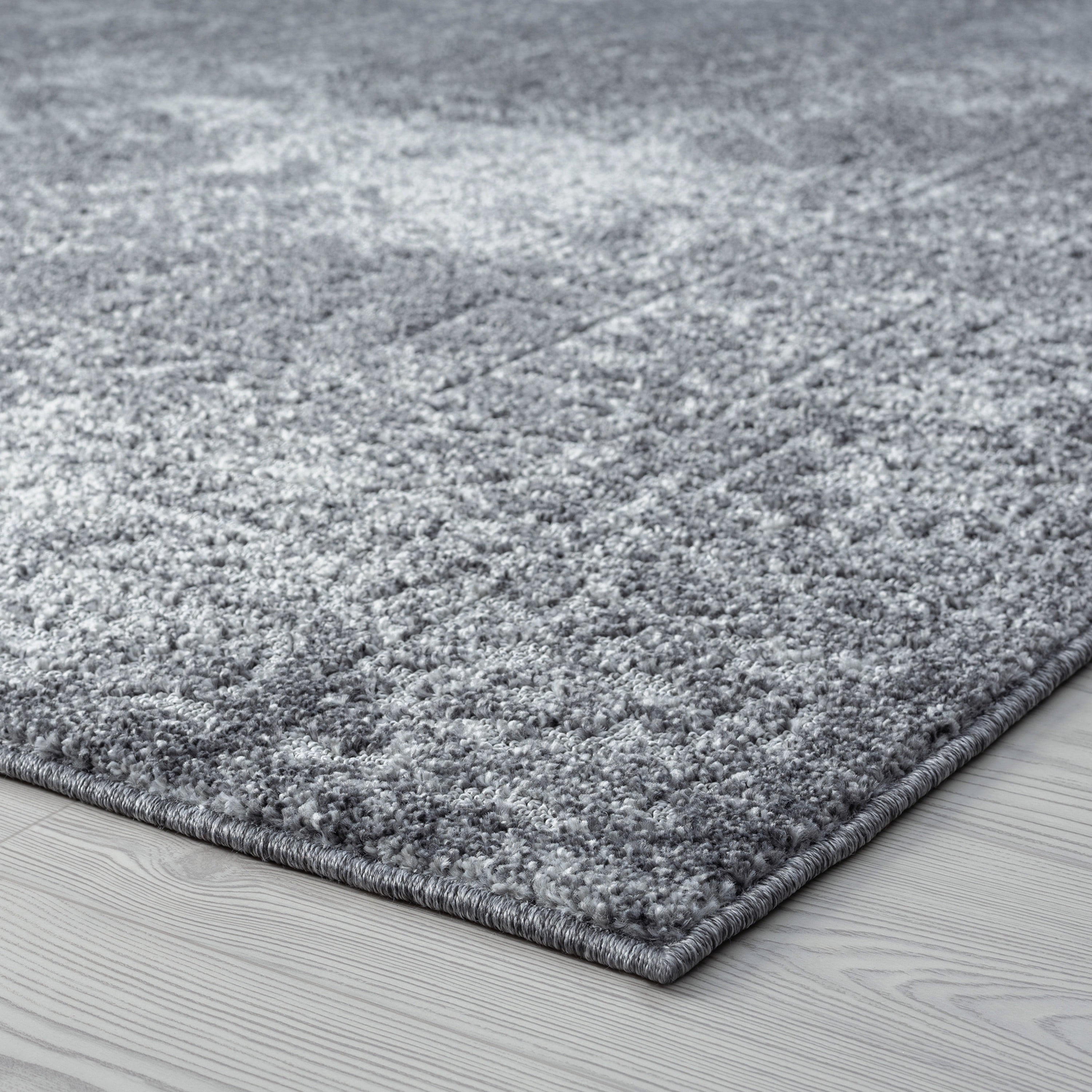 Bliss Rugs Scandinavian Area Rug for Living Room, Farmhouse, Bedroom, Geometric Tribal Dining Room Rug | Gray, 9' x 12'(8'10''x12'2'')