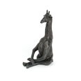 thumbnail image 2 of Adorable Girafe Brune Yoga Angle Lié Pose Statue de Table 11 Pouces de Haut, 2 of 3
