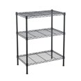 thumbnail image 2 of 3 Tier Steel Wire Shelf, Black, 2 of 2