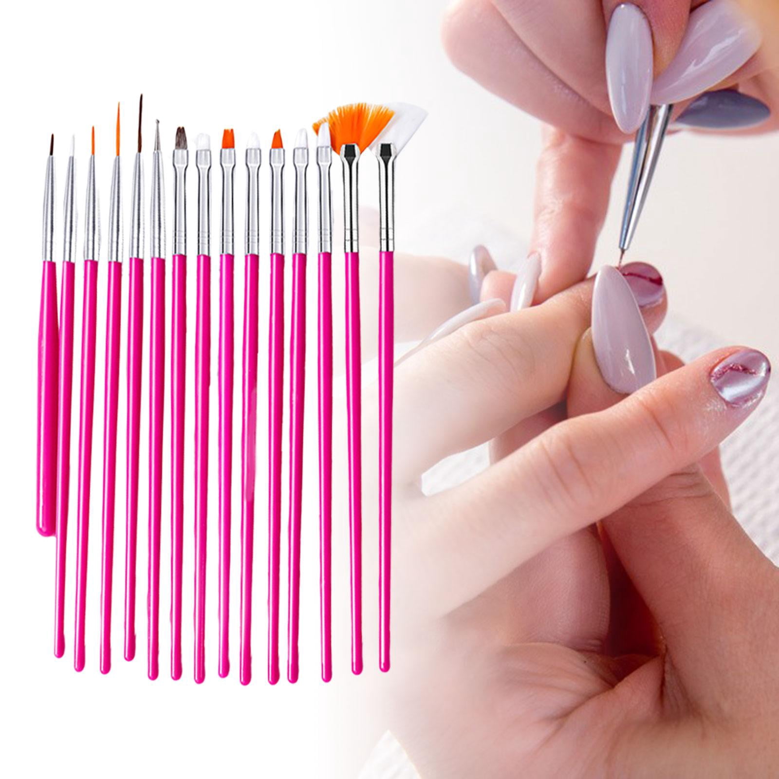 Beter Nail Art Set – 2-teiliges Nageldesign Kit Mit Dotting Tool & Ultrafeinem Pinsel Für French Maniküre