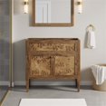 thumbnail image 2 of Modway Elysian 36" Modern Wood Bathroom Vanity Cabinet in Brown, 2 of 10