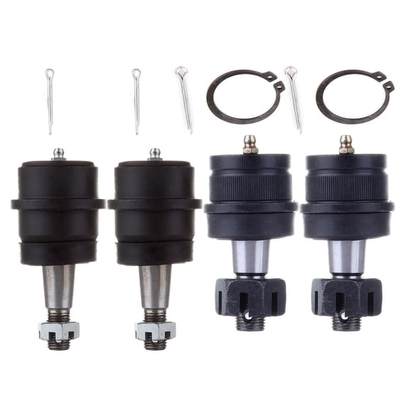 ECCPP 4pcs Lower Upper Ball Joint fit for Jeep Comanche For Cherokee Grand For Cherokee Grand Wagoneer Tj Wagoneer Wrangler