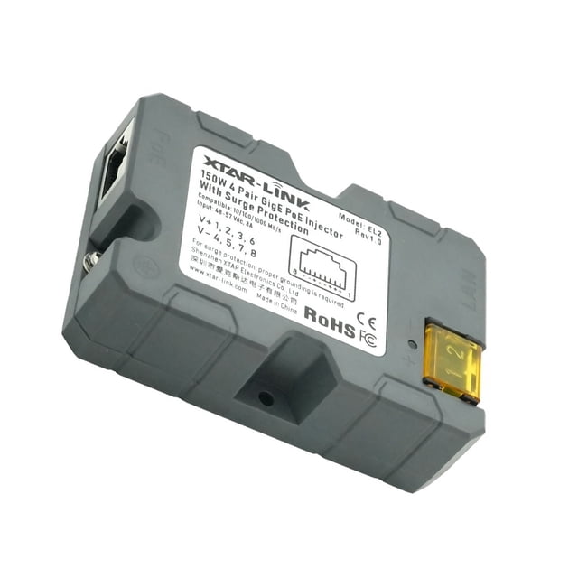Bearachild Fuente de alimentación estable para el dispositivo de fuente de alimentación EL2-POE El cableado sencillo ahorra costes de Teléfono y Comunicación