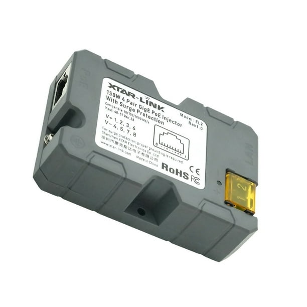Methold Instalación segura y conveniente con fuente de alimentación POE Dispositivo de fuente de alimentación POE Fuente de alimentación Teléfono y Comunicación