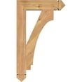 thumbnail image 3 of Ekena Millwork 3 1/2"W x 18"D x 30"H Imperial Arts & Crafts Smooth Bracket, Western Red Cedar, 3 of 4