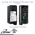 thumbnail image 4 of iLIVING Exhaust Fan Thermospeed Temperature Controller and Speed Controller, Black, ILG8SFST, 4 of 12