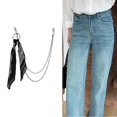 thumbnail image 2 of Hip Hop Pants Chain For Dancers Punk Egirl Eboy Harajuku Jeans Side Punk Chain Multilayer Jewelry for Trousers Skirt, 2 of 5