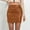 Brown, variant on Idoravan Women's Basic Versatile Skirt Clearance Women Fashion High Waist Zip Skirt Rhort Leather Skirt Skirt