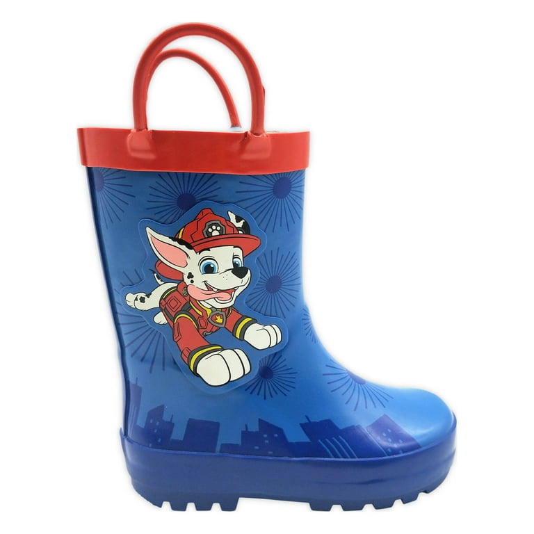 Paw patrol top toddler rain boots