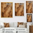 thumbnail image 4 of Designart "Essence of Tree Bark in Brown V" Landscapes Framed Wall Art - Country Brown Tree Living Room Framed Canvas Art, 4 of 6