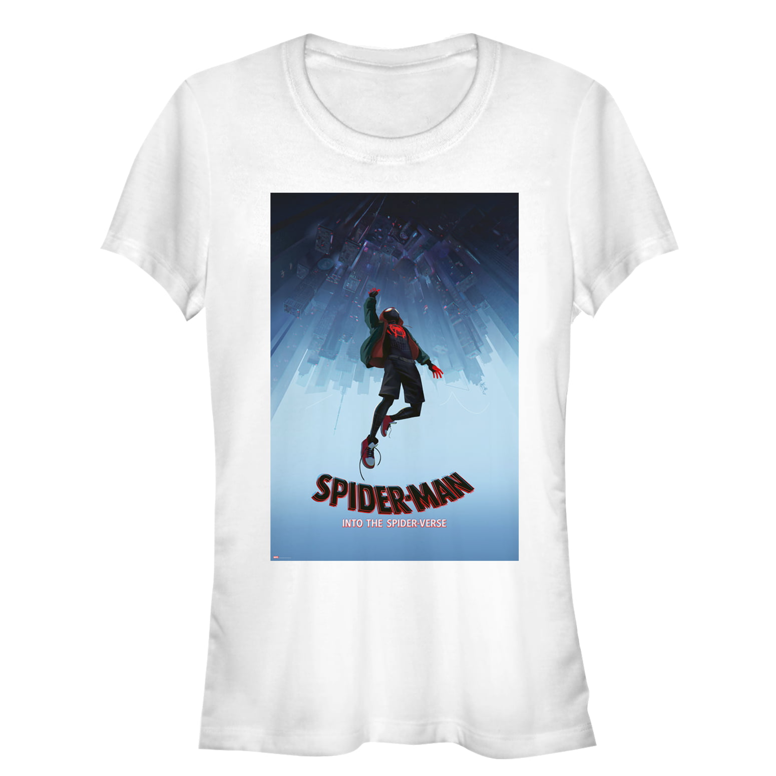 Marvel Spider-Gwen Spider-Sense Juniors Blue T-Shirt