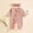 Watermelon Red, variant on YHAJDS Unisex Baby Boy Girl Rompers Long Sleeve Footed Jumpsuit Solid Newborn Infants Bodysuit