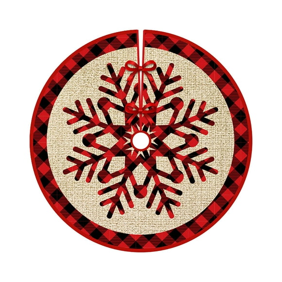 Christmas Ornaments Christmas Tree Skirt Printed Tree Skirt Home Christmas Tree Decoration