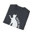 thumbnail image 4 of Open Up It's The Fuzz Funny Cat Silhouette T-Shirt, 4 of 4