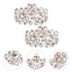thumbnail image 4 of KAKOWELY 2 adornos para zapatos, clips de cristal para zapatos de boda y tacones altos., 4 of 4