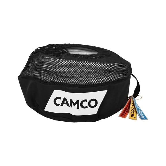 Camco RV Equipment Storage Bag with Lined Interior and Breathable Mesh Top (53097)