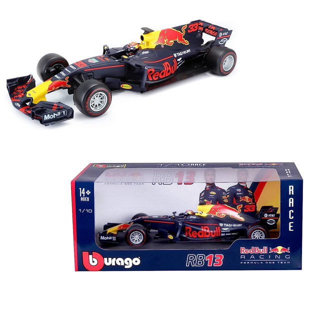 Coche Redbull Tag Heuer Rb 13 Max Verstappen 1:18 Burago Burago Redbull