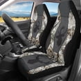 thumbnail image 2 of Jeiento Camo Deer Auto Seat Cover for Men Women, Waistline Print Car Front Seats Accessories Interior Decor 2 Pcs Universal Fit for Most Vehicles, 2 of 7