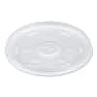 Translucent Disposable Plastic Cup Lids, Cold Drinks, Fits 32 oz. Cups, 100 / Sleeve, 10 Sleeves / Carton