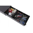 thumbnail image 4 of Dee Zee Under Seat Storage Unit DZ700 Under Rear Seat; 3 compartments; Black; Steel; With Keys/Mounting Hardware, 4 of 5
