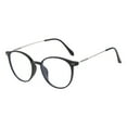 thumbnail image 5 of Biplut Anti Blue Light Glasses Anti Eyestrain Round Frame Anti-radiation No Degree Lightweight Eye Protection Eyewear Clear Lens Fake Computer Eyeglasses for Office, 5 of 13