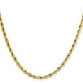 thumbnail image 2 of Stainless Steel Rope Chain Necklace Chisel Polished Yellow IP-plated 4 mm 18 inch, 2 of 4