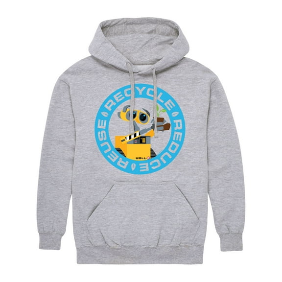 Wall-E - Recycle, Reuse, Reduce - Men's Pullover Hooded Fleece Sweatshirt