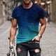 thumbnail image 2 of European And American Round Neck Casual Colorful Style Printed Short Sleeved T-shirt Top L, 2 of 5