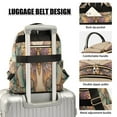 thumbnail image 4 of Casual Colorful Abstract Butterfly Backpack for School,College and Travel, Water Resistant Bookbag,, 4 of 7