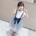 thumbnail image 6 of Mercatoo Baby Girl Summer Clothes Baby Girl Clothes Outfits Cotton Solid Color Tops Casual 2PC Set, 6 of 9