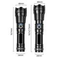 thumbnail image 3 of LED Flashlight 5000 Lumens, Waterproof Aluminum Alloy Zoomable Flashlight with 18650/26650 Battery, 60PCS Case Pack for Outdoor Camping Hiking Emergency, 3 of 6