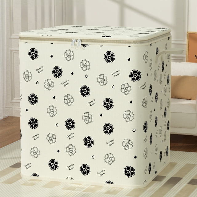 Bolsa para Guardar Colchas Dsp241211003 | Bolsa Grande Plegable de Tela No Tejida con Asas para Mudanzas | Organizador de Ropa Súper Grueso y Duradero, Ideal para Colchas, Ropa de Cama, Juguetes y Ar