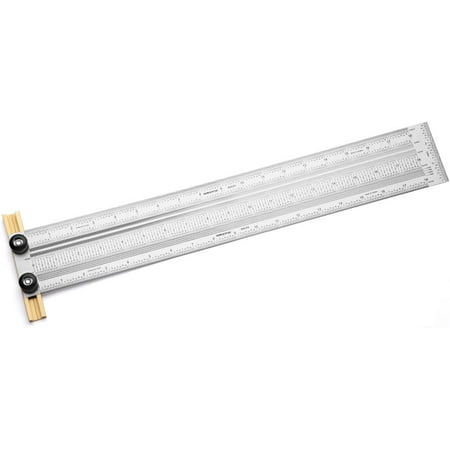 

POWERTEC 80026 18-Inch Precision Marking T-Rule Stainless Steel – Marking & Measuring Tool