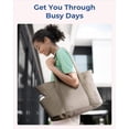 thumbnail image 2 of Bolsa BAGSMART grande para mujer, viajes, gimnasio, trabajo, marrón grisáceo, 2 of 6