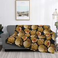 thumbnail image 6 of Throw Blanket for Couch - Sea Shells Soft Comfy Lightweight Cozy Warm Throw Blanket, Fuzzy Plush Flannel Blanket & Throws for Sofa and Bed All Season, 6 of 8