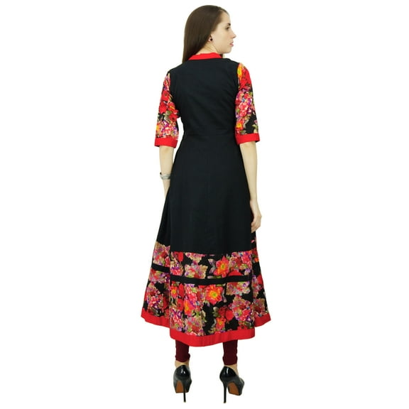 Phagun Floral Pattern Kurta Cotton Anarkali Ethnic Kurti Designer Dress