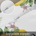 thumbnail image 7 of Yellow Lemon Throw Pillow Cover 20 x 26 Inch Decorative Pillow Cover Floral Flower Butterfly Watercolor White Lumbar Pillowcase Seasonal Rectangle Cushion Case for Couch Sofa Bed Living Room, 7 of 7