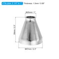 thumbnail image 2 of Uxcell Concentric Reducer, 2 1/4" to 1" HVAC Duct Reducer and Increaser Weld Pipe Fittings Pipe 304 Stainless, 2 of 6