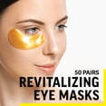 thumbnail image 2 of Máscara de ojos Zest en gel de oro de 24 quilates con colágeno cristalino, 50 pares, 2 of 7