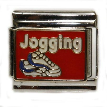 Jogging Shoes Review - Jogging Sneaker Italian Link Bracelet Charm