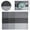 Gray, variant on CSSJKYJ Table Runners Woven Vinyl Table Mats 12x17.7 inch for Kitchen Dining Table Non Slip Washable, Ombre Coffee Beige