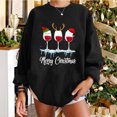 thumbnail image 2 of Patlollav Womens Plus Size Christmas Tops,Ladies Tops Casual Long Sleeve Sweatshirts Gift, 2 of 6