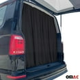 thumbnail image 6 of OMAC Trunk Tailgate Curtains for Chevrolet Express Black 2 Privacy Curtains, 6 of 6