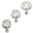 thumbnail image 1 of Mistaha 3PCS Heart Flower Cake Fondant Cookie Cutter Decorating Craft Paste Plunger Mold Cake Decorating, 1 of 8